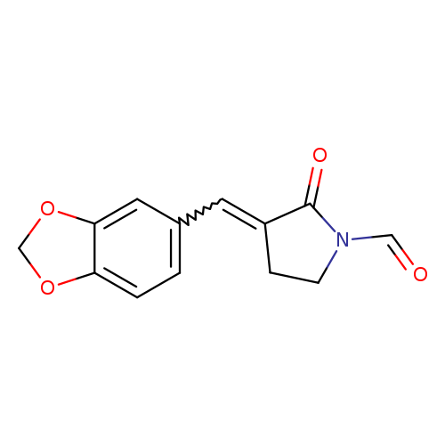 O=CN1CCC(=Cc2ccc3c(c2)OCO3)C1=O
