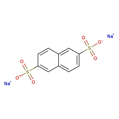 [O-]S(=O)(=O)c1ccc2c(c1)ccc(c2)S(=O)(=O)[O-].[Na+].[Na+]