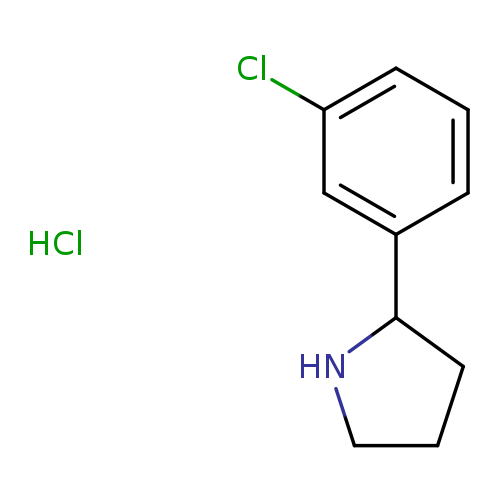 Clc1cccc(c1)C1CCCN1.Cl