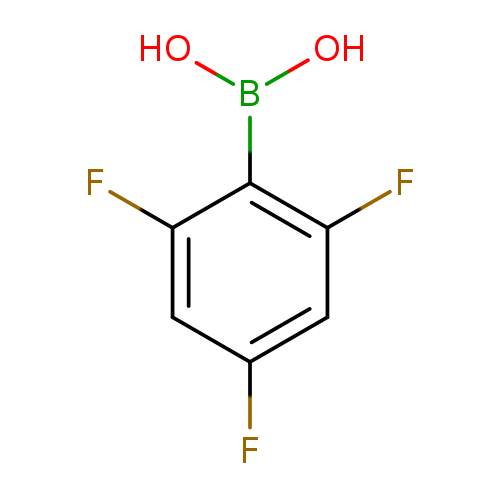 OB(c1c(F)cc(cc1F)F)O