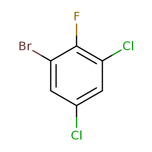 Clc1cc(Cl)c(c(c1)Br)F