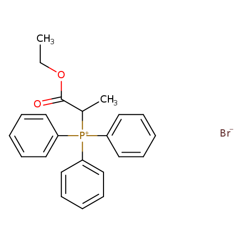 CCOC(=O)C([P+](c1ccccc1)(c1ccccc1)c1ccccc1)C.[Br-]