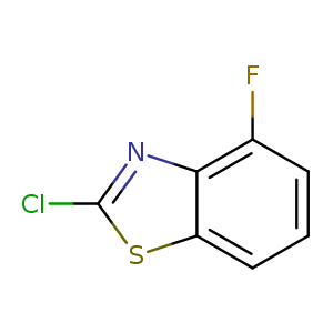 Clc1sc2c(n1)c(F)ccc2