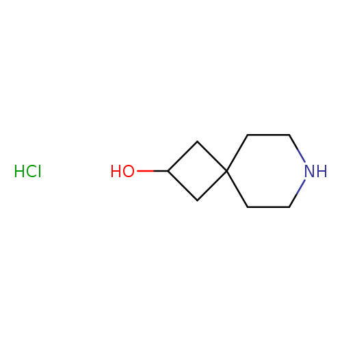 OC1CC2(C1)CCNCC2.Cl