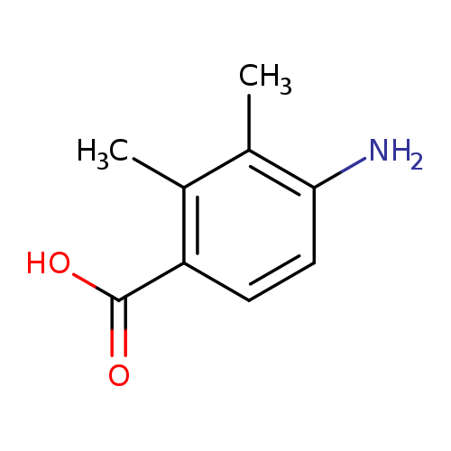 OC(=O)c1ccc(c(c1C)C)N