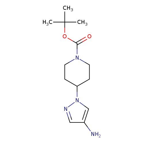 Nc1cnn(c1)C1CCN(CC1)C(=O)OC(C)(C)C