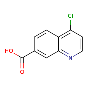 OC(=O)c1ccc2c(c1)nccc2Cl