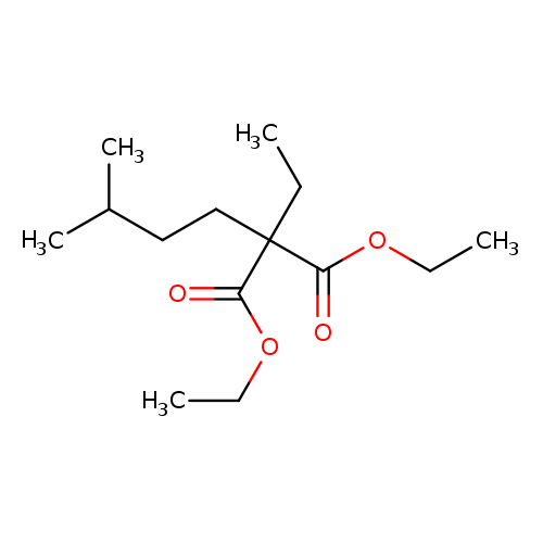 CCOC(=O)C(C(=O)OCC)(CCC(C)C)CC