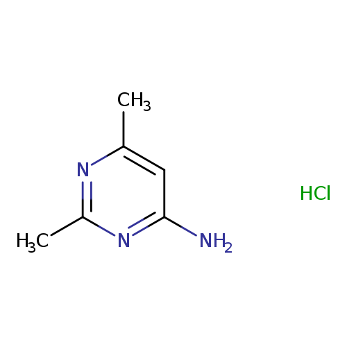 Cc1cc(N)nc(n1)C.Cl