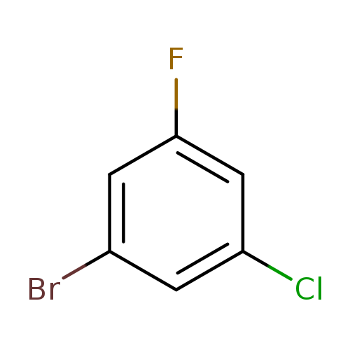 Fc1cc(Cl)cc(c1)Br