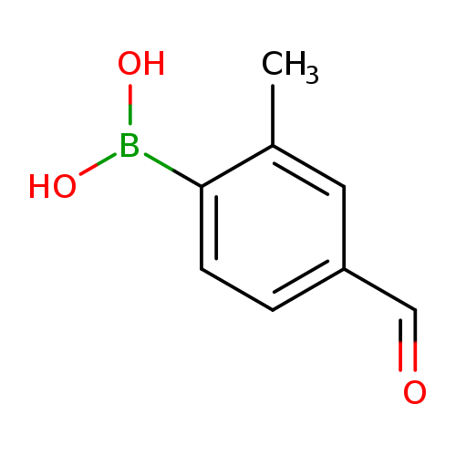 O=Cc1ccc(c(c1)C)B(O)O