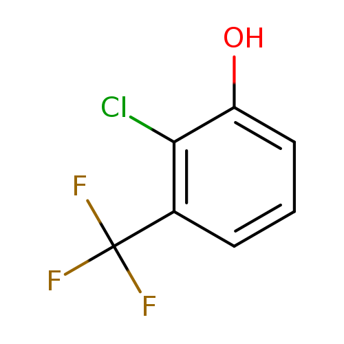 Oc1cccc(c1Cl)C(F)(F)F