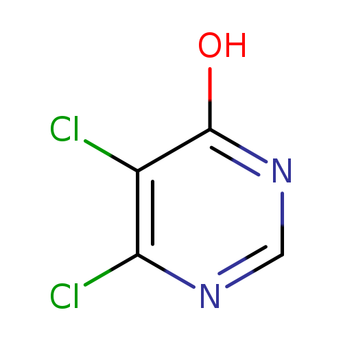 Clc1c(O)ncnc1Cl