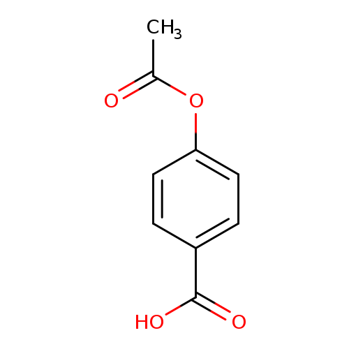 CC(=O)Oc1ccc(cc1)C(=O)O