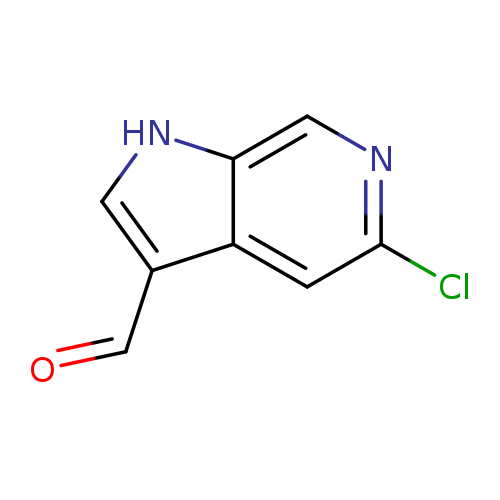 O=Cc1c[nH]c2c1cc(Cl)nc2