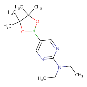 CCN(c1ncc(cn1)B1OC(C(O1)(C)C)(C)C)CC