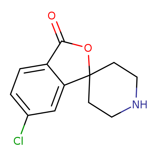 O=C1OC2(c3c1ccc(c3)Cl)CCNCC2