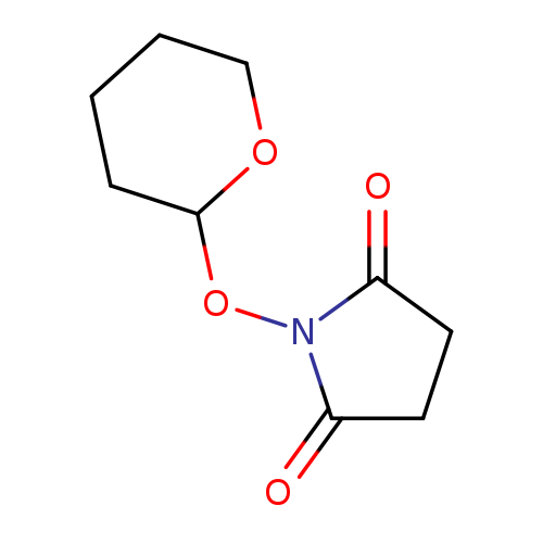 O=C1CCC(=O)N1OC1CCCCO1