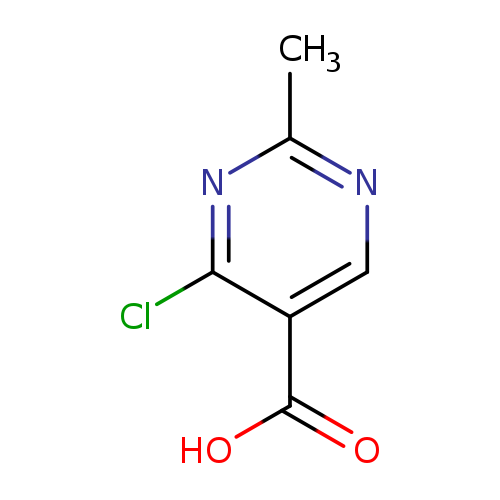 Cc1ncc(c(n1)Cl)C(=O)O