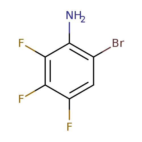 Brc1cc(F)c(c(c1N)F)F