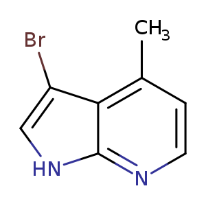 Cc1ccnc2c1c(Br)c[nH]2