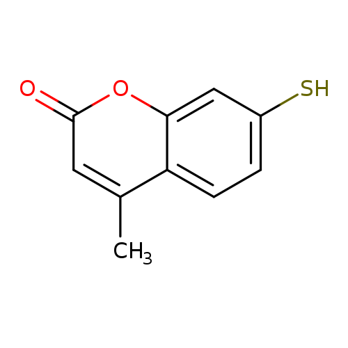 Sc1ccc2c(c1)oc(=O)cc2C