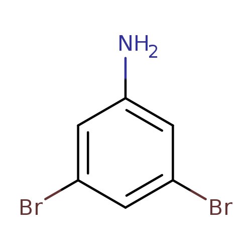 Nc1cc(Br)cc(c1)Br