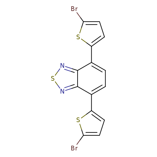 Brc1ccc(s1)c1ccc(c2c1nsn2)c1ccc(s1)Br