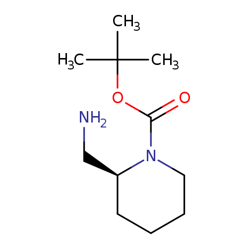 NC[C@@H]1CCCCN1C(=O)OC(C)(C)C