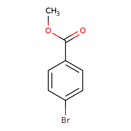 COC(=O)c1ccc(cc1)Br