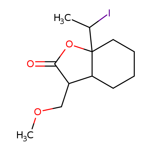 COCC1C(=O)OC2(C1CCCC2)C(I)C