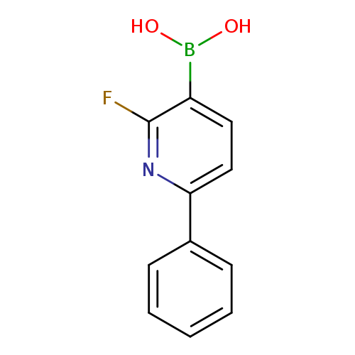 OB(c1ccc(nc1F)c1ccccc1)O
