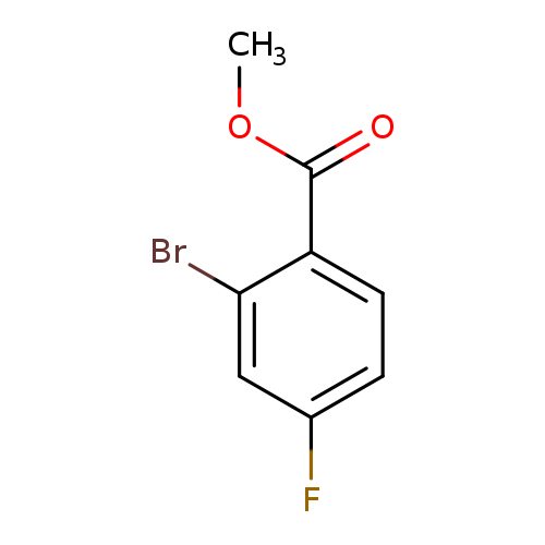 COC(=O)c1ccc(cc1Br)F
