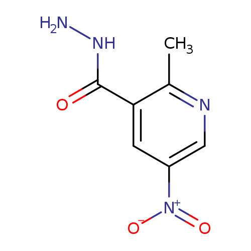 NNC(=O)c1cc(cnc1C)[N+](=O)[O-]