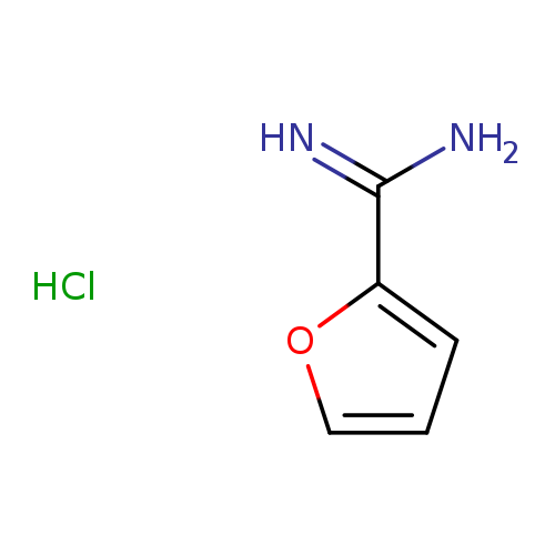 NC(=N)c1ccco1.Cl