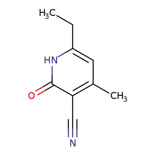 CCc1cc(C)c(c(=O)[nH]1)C#N