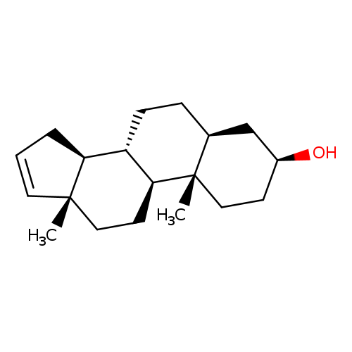 O[C@H]1CC[C@]2([C@H](C1)CC[C@@H]1[C@@H]2CC[C@]2([C@H]1CC=C2)C)C
