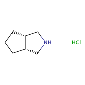 C1C[C@@H]2[C@H](C1)CNC2.Cl