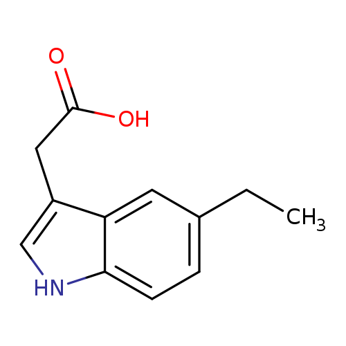 CCc1ccc2c(c1)c(c[nH]2)CC(=O)O