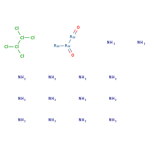 Cl[Cl]([Cl](Cl)Cl)Cl.O=[Ru][Ru](=O)[Ru].N.N.N.N.N.N.N.N.N.N.N.N.N.N