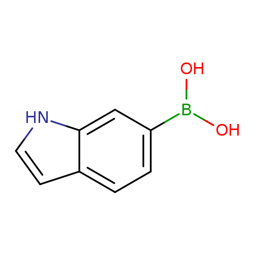 OB(c1ccc2c(c1)[nH]cc2)O