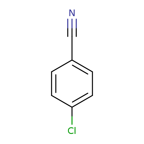 N#Cc1ccc(cc1)Cl