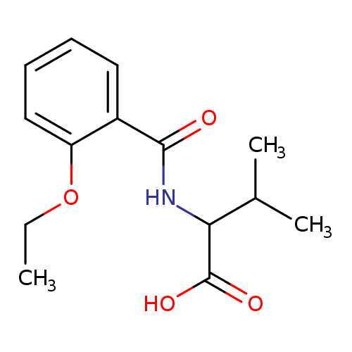 CCOc1ccccc1C(=O)NC(C(=O)O)C(C)C
