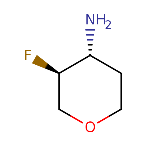 N[C@@H]1CCOC[C@H]1F