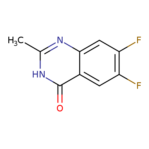 Fc1cc2c(cc1F)nc([nH]c2=O)C