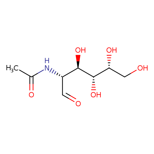 O=C[C@@H]([C@H]([C@H]([C@@H](CO)O)O)O)NC(=O)C