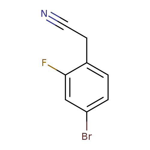 N#CCc1ccc(cc1F)Br