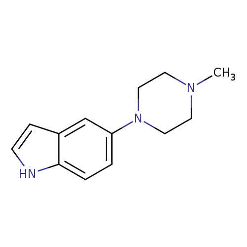 CN1CCN(CC1)c1ccc2c(c1)cc[nH]2
