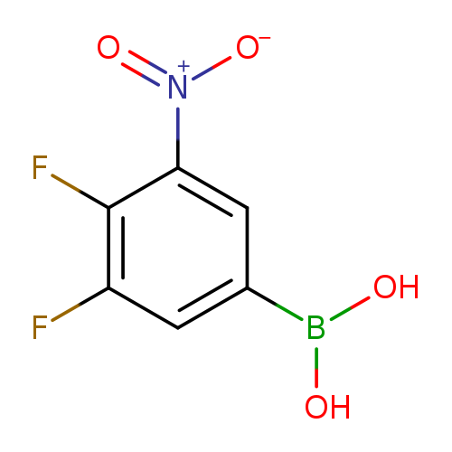 OB(c1cc(F)c(c(c1)[N+](=O)[O-])F)O