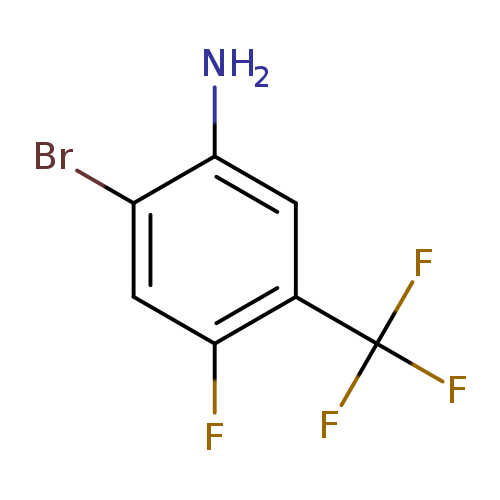 Fc1cc(Br)c(cc1C(F)(F)F)N